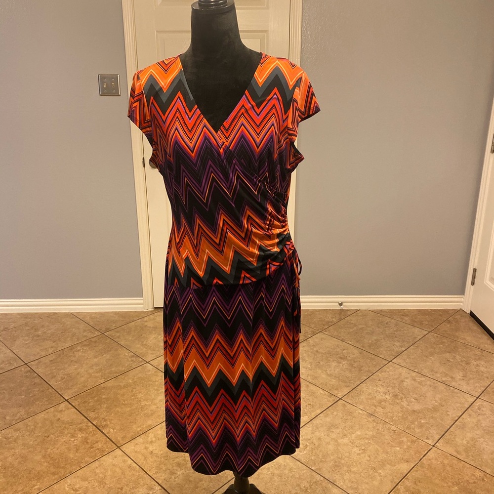 Evan Picone Multicolored Dress